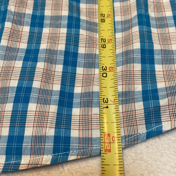 JAMES TATTERSALL Button Down Size XL Long Sleeve Plaid Shirt - Picture 7 of 8